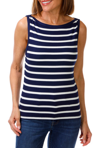 Thumbnail 1: Cyrus Women's Boat Neck Tank 