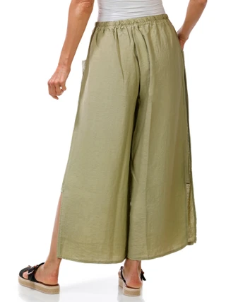 Thumbnail 3: Cristina Vergani Women's Linen Pants 