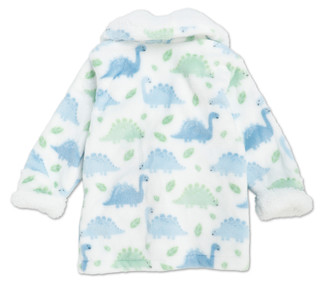 Thumbnail 2: LITTLE CELEBRITY Baby Boys Dino Print Bath Robe  