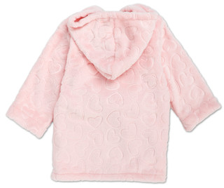 Thumbnail 2: LITTLE CELEBRITY Baby Girls Heart Print Robe  
