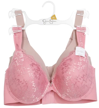 Thumbnail 1: Jessica Simpson Women's 2 Pk Full Figure Underwire Bras 