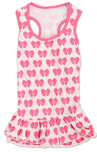 Thumbnail 1: PET POSSE Bow Print Pet Tank Dress  