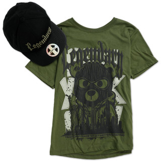 Thumbnail 1: OG Hustle  Boys 2 Pc Legendary Tee with Cap 