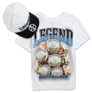Thumbnail 1: OG Hustle  Boys 2 Pc Legend Rings Tee with Cap 