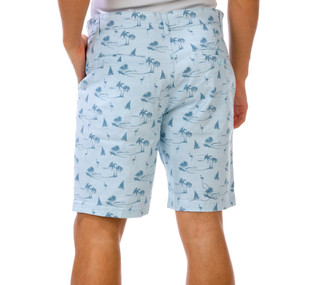 Thumbnail 2: Company 81 Men's Tropical Print 4 Pocket Shorts 