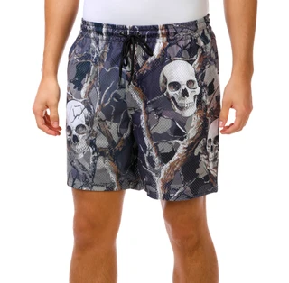 Thumbnail 1: Retrofit Men's 3 Pocket Skull Tree Camo Drawstring Mesh Shorts 