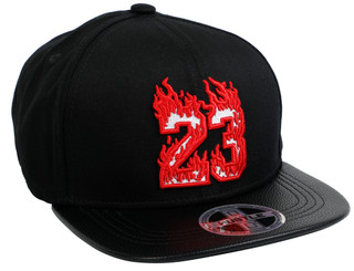Thumbnail 2: OG Hustle  Boys 2 Pc GOAT 23 Flames Tee with Cap 