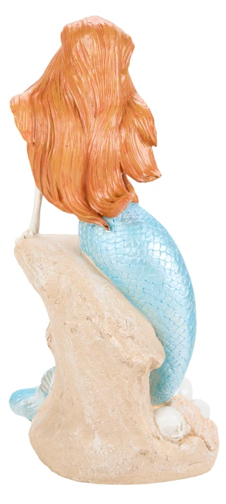 Thumbnail 2: Magical Season 15 in Resin Skeleton Mermaid Halloween Decor 