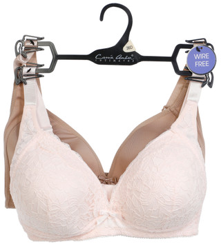 Thumbnail 1: Carrie Amber Women's 2 Pk Full Figure Wireless Bras 