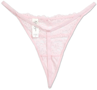 Thumbnail 3: Jessica Simpson Women's 2 Pc Lace Baby Doll & Thong Set 