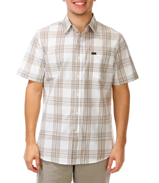 Thumbnail 1: Lee Men's Plaid Print Button Down Shirt  
