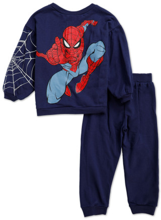 Thumbnail 1: Marvel Little Boys 2 Pc Spiderman Graphic Jogger Set 