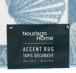 Thumbnail 2: Nourison 18x30 Shell Print Accent Rug 