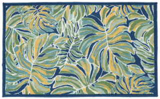 Thumbnail 1: Nourison 18x30 Palm Leaves Accent Rug 