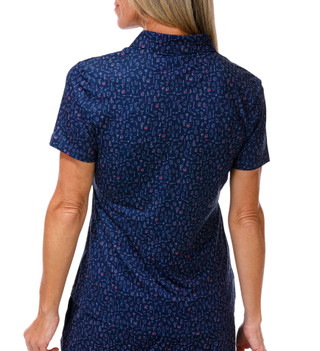 Thumbnail 3: GREG NORMAN Women's Americana Drink Golf Polo  