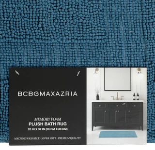 Thumbnail 2: BCBGMAXAZRIA 20x32 Memory Foam Plush Bath Rug 