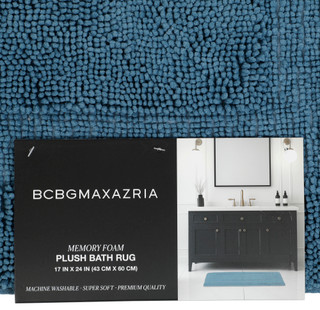 Thumbnail 2: BCBGMAXAZRIA 17x24 Memory Foam Plush Bath Rug 