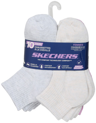 Thumbnail 2: Skechers Women's 10 Pk Quarter Crew Socks 
