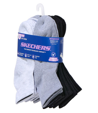 Thumbnail 2: Skechers Women's 10 Pk Quarter Crew Socks 