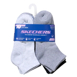 Thumbnail 3: Skechers Women's 10 Pk Quarter Crew Socks 