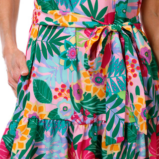 Thumbnail 2: Eliza J Women's Short Sleeve Botanical Print Dress 