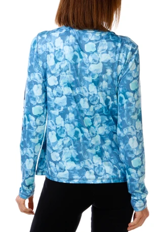 Thumbnail 2: Salt Life Women's Outdoor Hibiscus UV 50 Long Sleeve Top 