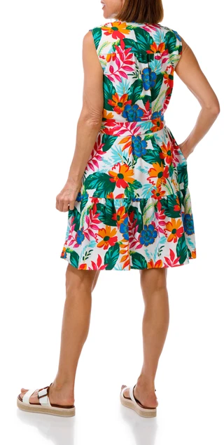 Thumbnail 3: Eliza J Women's Sleeveless Botanical Garden Dress 