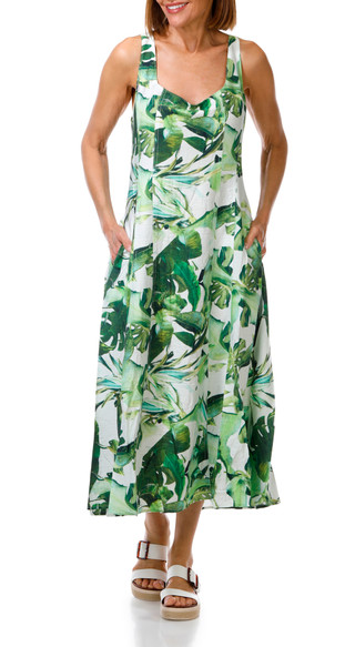 Thumbnail 1: MELLODAY Women's Sleeveless Midi Dress 