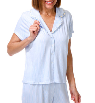Thumbnail 6: Laura Ashley Women's 2 Pc Pajama Pants Set 