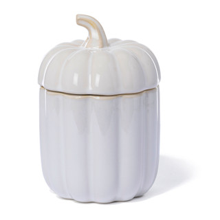 Thumbnail 1: 10 Strawberry Street 6 In Slim White Pumpkin Canister 