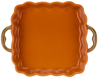 Thumbnail 2: 10 Strawberry Street 11 In Square Pumpkin Casserole Dish 