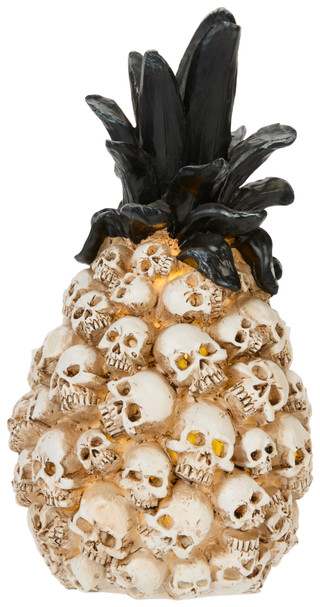 Thumbnail 2: Magical Season 10 In Resin Light Up Pineapple Skull  