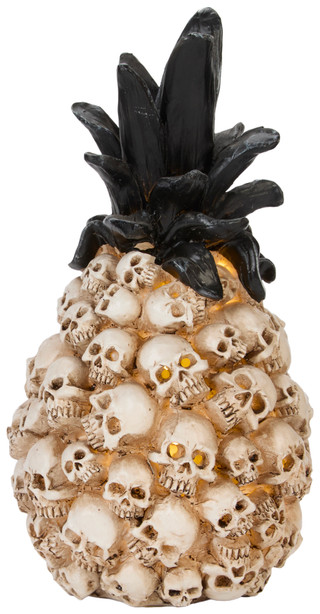 Thumbnail 2: Magical Season 10 In Resin Light Up Pineapple Skull  