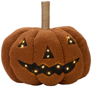 Thumbnail 3: Magical Season 14 In Light Up Fabric Jack-O'-Lantern 