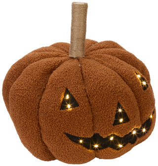 Thumbnail 1: Magical Season 14 In Light Up Fabric Jack-O'-Lantern 