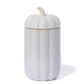 Thumbnail 1: 10 Strawberry Street 10 In Slim White Pumpkin Canister 