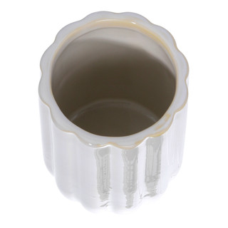 Thumbnail 2: 10 Strawberry Street 10 In Slim White Pumpkin Canister 