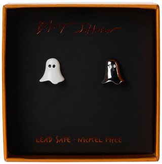 Thumbnail 1: Betsey Johnson Women's Halloween Ghost Stud Earrings 
