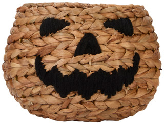 Thumbnail 2: Magical Season 6 In Natural Woven Jack-O'-Lantern Basket 