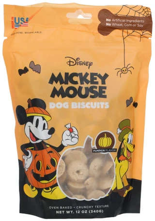 Thumbnail 1: Disney Mickey Mouse Pumpkin Dog Biscuits 