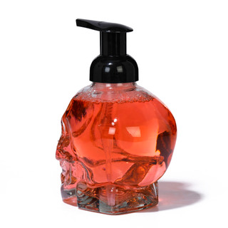 Thumbnail 2: MAISON DE BASE 14 oz Glass Skull Foaming Hand Soap 