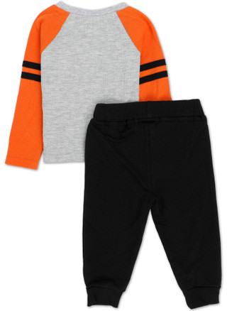 Thumbnail 2: Baby Essentials Baby Boys 2 Pc Thermal Halloween Pants Set 