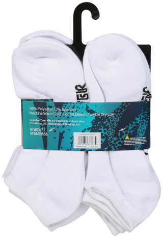 Thumbnail 2: Quiksilver Men's 8 Pk Half Cushion Low Cut Socks 
