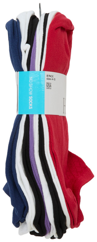 Thumbnail 2: Hue Women's 8 Pk No Show Socks 