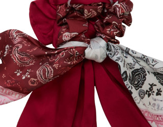 Thumbnail 2: Hair Essentials 2 Pk Ponytail Scarf Scrunchies 