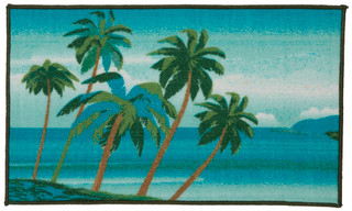 Thumbnail 1: Nourison 18x30 Palm Tree Accent Rug 