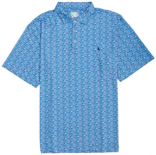 Thumbnail 1: TAILORBYRD Men's Short Sleeve Printed Performance Polo 