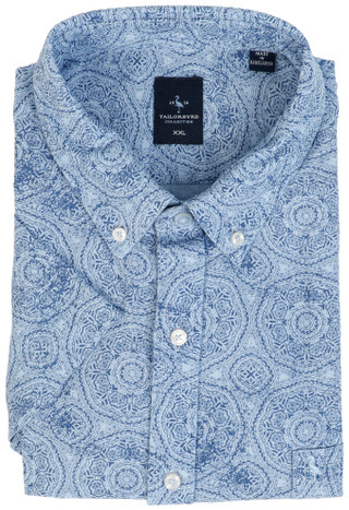 Thumbnail 1: TAILORBYRD Men's Short Sleeve Button Down Linen Shirt 