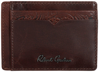 Thumbnail 2: ROBERT GRAHAM Genuine Leather RFID Protected Card Case 