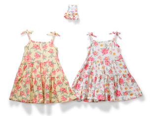 Thumbnail 2: Btween Toddler Girls 2 Pk Dress Set 